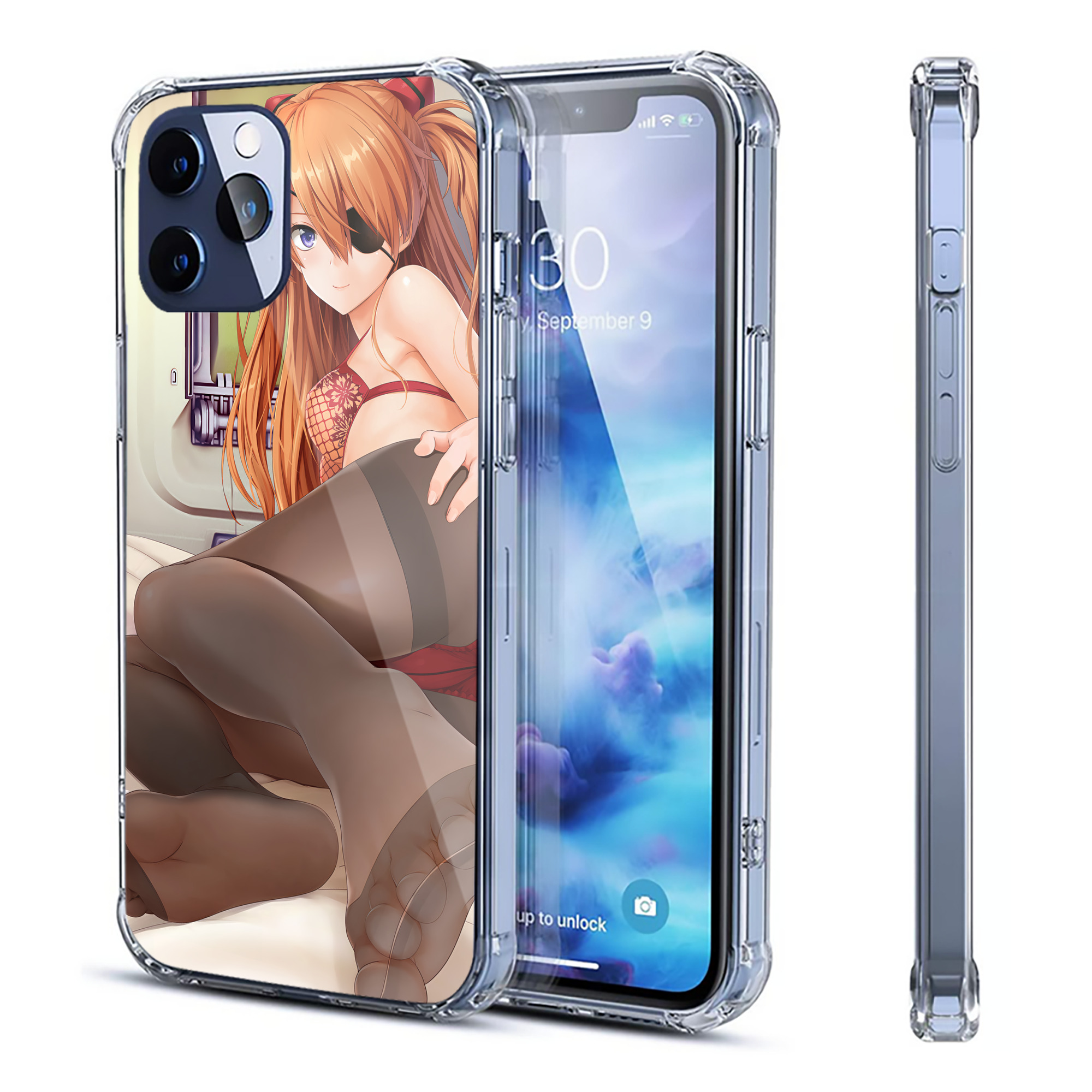 （画像用） EVA 新世紀エヴァンゲリオン 【iPhone 12シリーズ対応】透明スマホケース（クリアソフトケース）